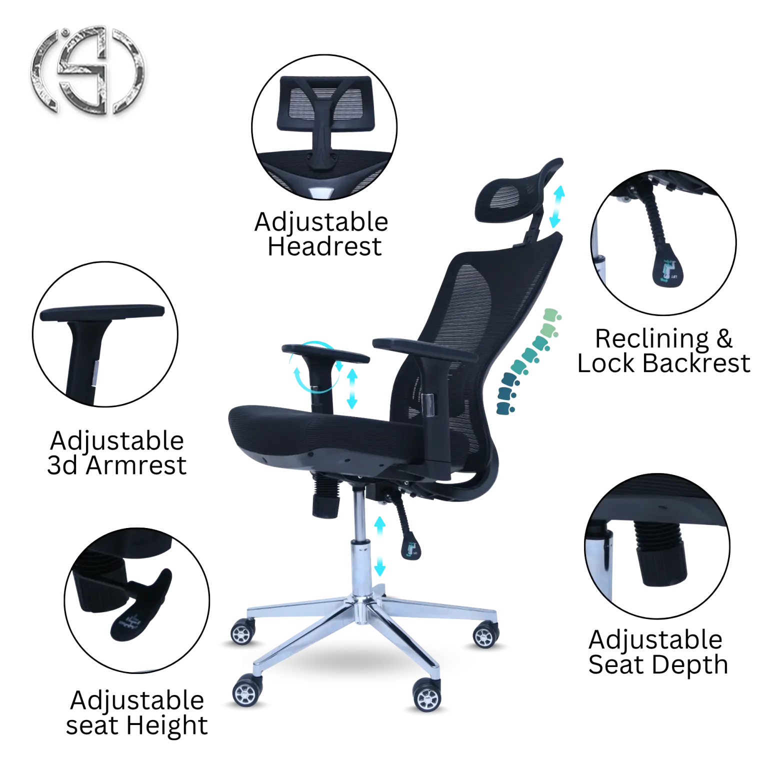 Revolving Chair – 3267