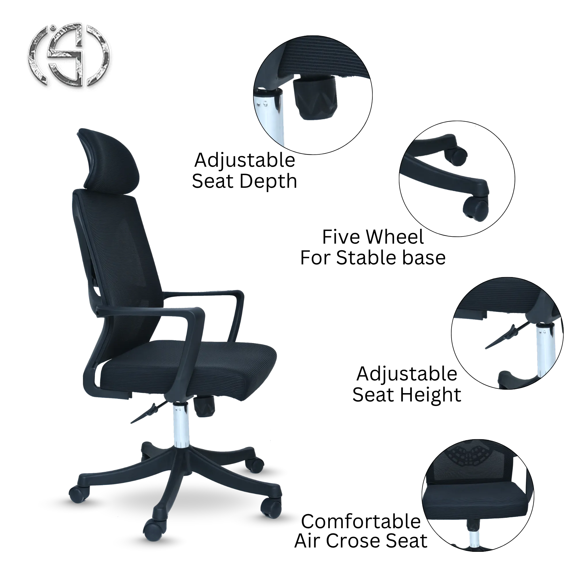 Revolving Chair – 3025