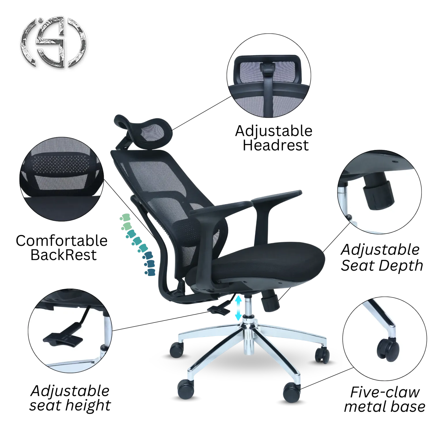 Revolving Chair – 6032